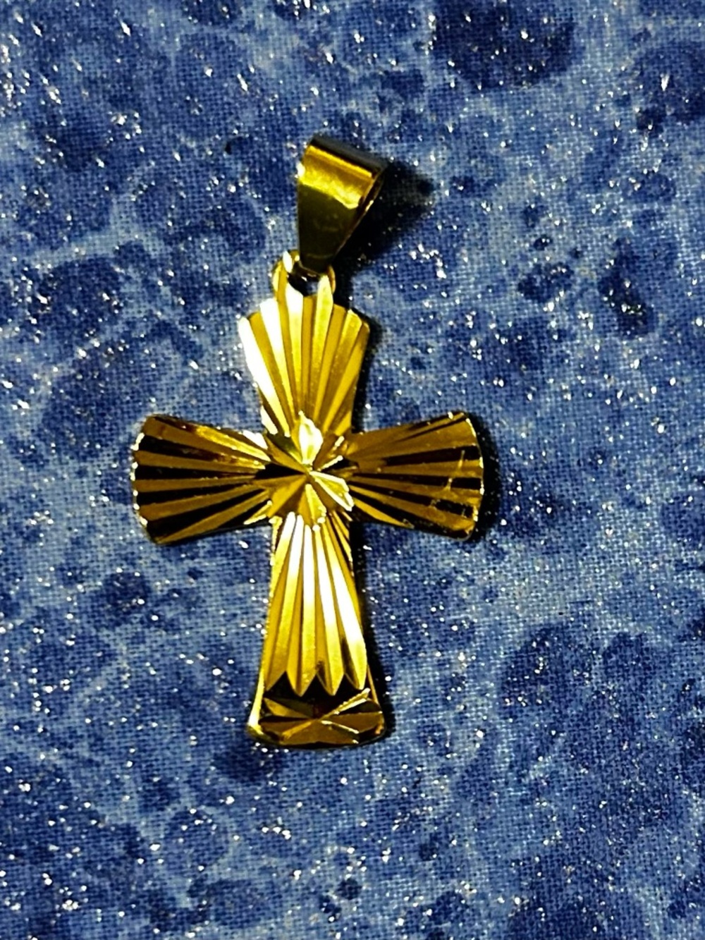 Gold plated Cross Pendant  - NWOT